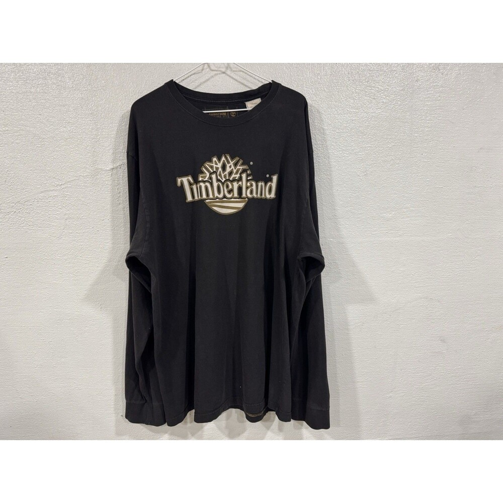 Rare Vintage Timberland Long Sleeve Shirt Sz 2xl Timberland Logo 2 Bleach Stains